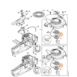 STIHL Starterveer voor HS 45 - 4228 190 0600 STIHL STIHL Starterveer voor HS 45 - 4228 190 0600