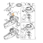 STIHL Handgreephuis voor HS 45 - 4228 791 1002 STIHL STIHL Handgreephuis voor HS 45 - 4228 791 1002