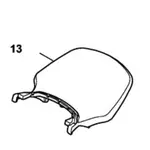 STIHL Handbeschermer HSA 86 voor HSA 86 - 4851 790 9106 STIHL STIHL Handbeschermer HSA 86 voor HSA 86 - 4851 790 9106