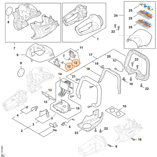 STIHL Knieveer voor HSA 100 - 0000 998 0414 STIHL STIHL Knieveer voor HSA 100 - 0000 998 0414
