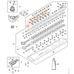 STIHL Knipbeveiliging voor HSA 100 - HA07 740 9500 STIHL STIHL Knipbeveiliging voor HSA 100 - HA07 740 9500