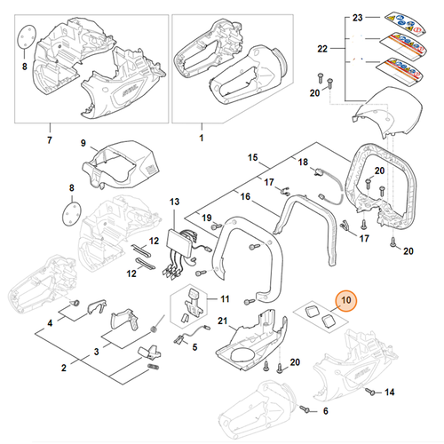 STIHL Set filters voor HSA 60 - HA06 007 3400 STIHL STIHL Set filters voor HSA 60 - HA06 007 3400