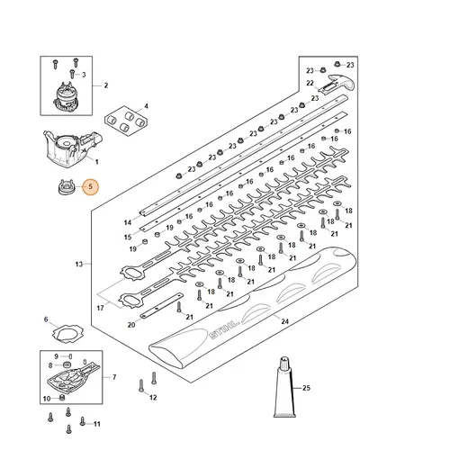 STIHL Excenter voor HSA 60 - HA06 640 1600 STIHL STIHL Excenter voor HSA 60 - HA06 640 1600