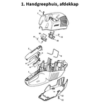 STIHL HSA 66 - onderdeeltekening STIHL STIHL HSA 66 - onderdeeltekening