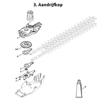 STIHL HSA 66 - onderdeeltekening STIHL STIHL HSA 66 - onderdeeltekening