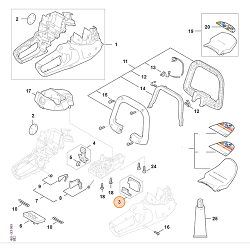 STIHL Filter voor HSA 50 - 4521 080 1900 STIHL STIHL Filter voor HSA 50 - 4521 080 1900
