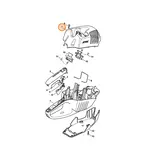 STIHL STIHL Afdekkap voor HSA 66 - 4851 600 3502