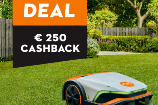 STIHL CASHBACK ACTIE OP iMOW® 5 ROBOTMAAIER