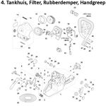 STIHL MS 881 - onderdeeltekening STIHL STIHL MS 881 - onderdeeltekening