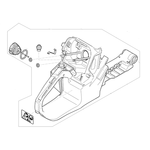 STIHL Tankhuis - 1124 350 0808 STIHL STIHL Tankhuis - 1124 350 0808