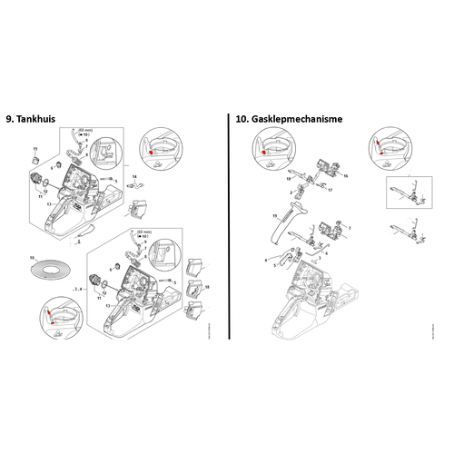 STIHL MS 661 C-M W - onderdeeltekening STIHL STIHL MS 661 C-M W - onderdeeltekening