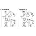 STIHL MS 661 C-M W - onderdeeltekening STIHL STIHL MS 661 C-M W - onderdeeltekening