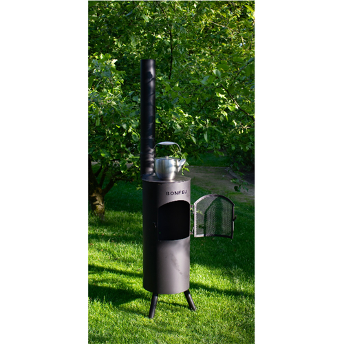 BonFeu Bongiano LP Tuinhaard - Zwart BonFeu BonFeu Bongiano LP Tuinhaard - Zwart