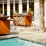 OFYR Mise en Place Table Corten 135 PRO - Donker Grijs Keramiek OFYR OFYR Mise en Place Table Corten 135 PRO - Donker Grijs Keramiek