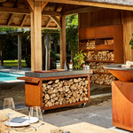 OFYR Mise en Place Table Corten 135 PRO - Donker Grijs Keramiek OFYR OFYR Mise en Place Table Corten 135 PRO - Donker Grijs Keramiek