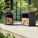 OFYR Butcher Block Storage 90 Black - Donker Grijs Keramiek OFYR OFYR Butcher Block Storage 90 Black - Donker Grijs Keramiek