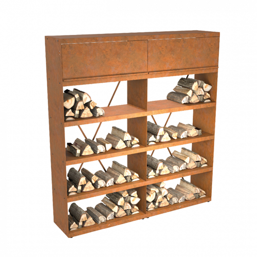 OFYR Wood Storage Corten 200 OFYR OFYR Wood Storage Corten 200