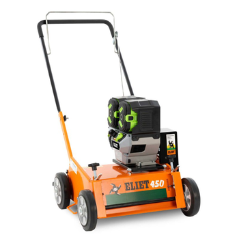 ELIET DC E450 E-power accu verticuteermachine ELIET DC E450 E-power accu verticuteermachine