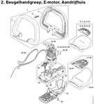 STIHL HSE 52 - onderdeeltekening STIHL STIHL HSE 52 - onderdeeltekening