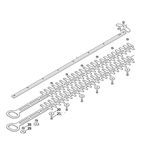 STIHL Heggenschaar 500 mm / 20" - 4818 710 5901 STIHL STIHL Heggenschaar 500 mm / 20" - 4818 710 5901