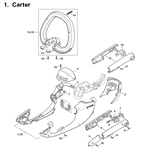 STIHL HSE 71 - onderdeeltekening STIHL STIHL HSE 71 - onderdeeltekening