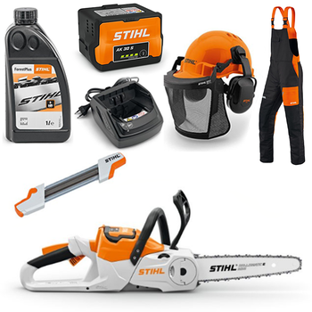 STIHL MSA 70 C-B accu kettingzaag starters set STIHL MSA 70 C-B accu kettingzaag starters set