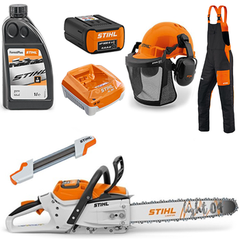 STIHL MSA 300 C-O accu kettingzaag starters set STIHL MSA 300 C-O accu kettingzaag starters set