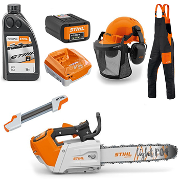 STIHL MSA 220 TC-O accu kettingzaag starters set STIHL MSA 220 TC-O accu kettingzaag starters set