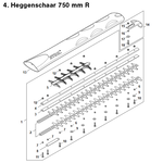 STIHL HSA 140 R - onderdeeltekening STIHL STIHL HSA 140 R - onderdeeltekening