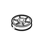 STIHL V-snaarpoelie - WB21 704 1000 STIHL STIHL V-snaarpoelie - WB21 704 1000