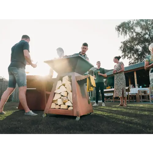 SteelWorkz BoBaQ 100 BBQ - Roest SteelWorkz SteelWorkz BoBaQ 100 BBQ - Roest