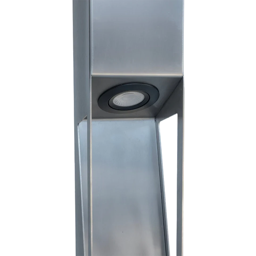 SteelWorkz Staande RVS buitenlamp Tures met voetplaat SteelWorkz SteelWorkz Staande RVS buitenlamp Tures met voetplaat