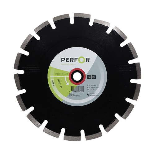 Perfor Perfor Diamantzaagblad ASFALT, Ø300, asgat 20
