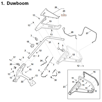 STIHL RM 448.3 V - onderdeeltekening