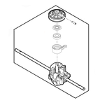 STIHL Aandrijfkop - WB42 640 0105 STIHL STIHL Aandrijfkop - WB42 640 0105
