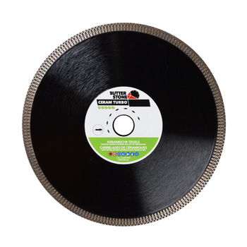 Butterstone Diamantzaagblad CERAM TURBO, Ø200, asgat 25,4 Butterstone Diamantzaagblad CERAM TURBO, Ø200, asgat 25,4
