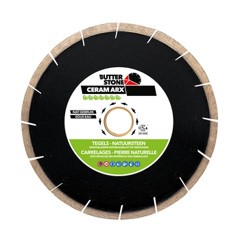 Butterstone Diamantzaagblad CERAM ARX, Ø250 asgat 30 / 25,4 Butterstone Diamantzaagblad CERAM ARX, Ø250 asgat 30 / 25,4