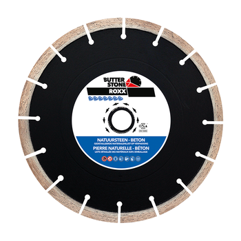 Butterstone Diamantzaagblad ROXX, Ø125 asgat X-Lock Butterstone Diamantzaagblad ROXX, Ø125 asgat X-Lock