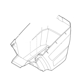 STIHL Onderste gedeelte grasopvangbox - 6364 703 9606 STIHL Onderste gedeelte grasopvangbox - 6364 703 9606