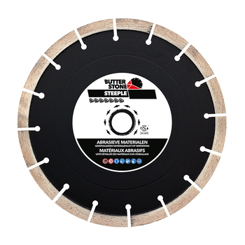 Butterstone Diamantzaagblad STEEPLE, Ø230 asgat 22,23 mm Butterstone Diamantzaagblad STEEPLE, Ø230 asgat 22,23 mm
