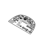 STIHL Typeplaatje HSE 71 - 4812 967 1808 STIHL STIHL Typeplaatje HSE 71 - 4812 967 1808
