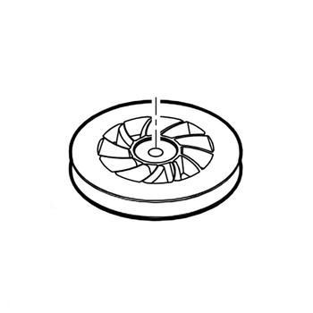 STIHL V-riempoelie - 6378 643 1500 STIHL V-riempoelie - 6378 643 1500