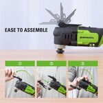 Greenworks G24MT Accu multitool Greenworks Greenworks G24MT Accu multitool