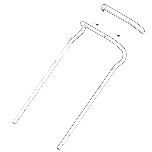 STIHL STIHL Bovenstuk duwstang - 6378 780 3096