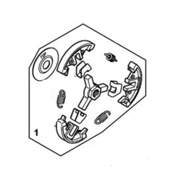 STIHL Koppeling - 1144 160 2001 STIHL Koppeling - 1144 160 2001