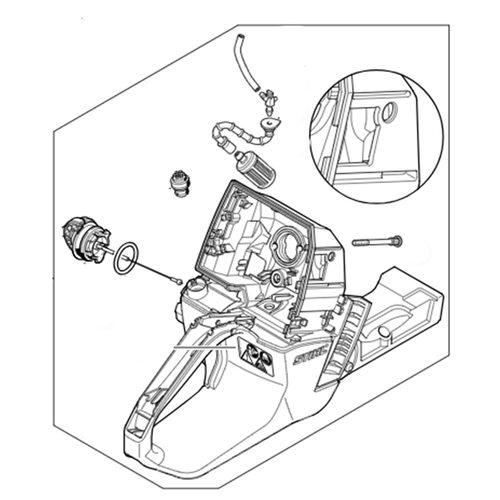 STIHL STIHL Tankhuis - 1144 350 0801
