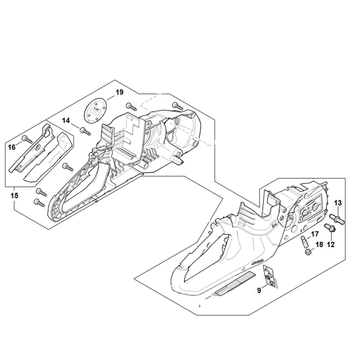 STIHL Handgreephuis - MA04 790 1004 STIHL Handgreephuis - MA04 790 1004