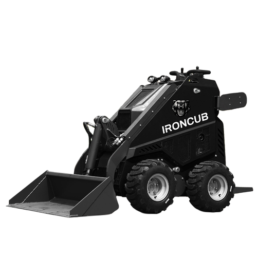 Ironcub VTH-360 Benzine Stand-On Skid Steer Mini Lader Ironcub Ironcub VTH-360 Benzine Stand-On Skid Steer Mini Lader