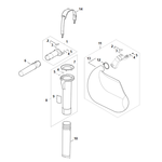 STIHL STIHL SHA 56 Zuigmechanisme - onderdelen