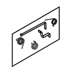 STIHL STIHL Set bevestigingsonderdelen - BA04 007 1300- Copy